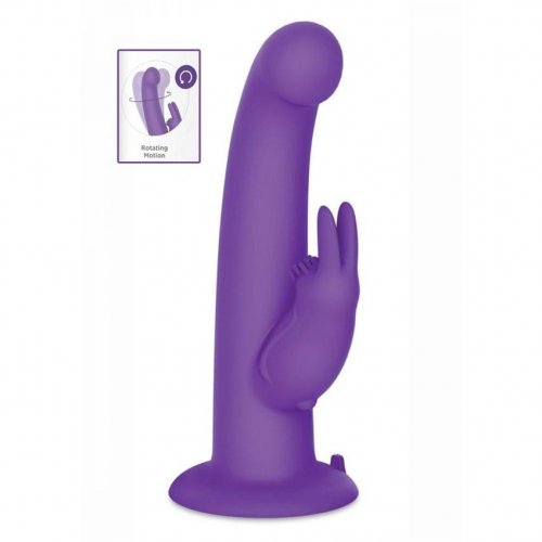 The G Spot Rotating Rabbit Peg Vibrator Purple Sex Toys At Adult Empire 1561