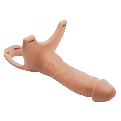 Size Matters Hollow Silicone Dildo Strap On Vanilla Sex Toys At 9912