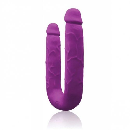 Colours Dp Pleasures Silicone Dildo Purple Sex Toys At