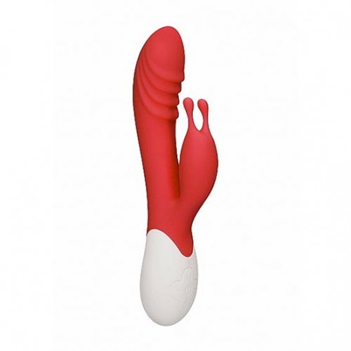 Shots Ignite Rechargeable Heating G Spot Rabbit Vibrator Red Sex