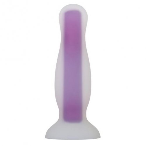 Evolved Luminous Medium Anal Plug Purple Sex Toys