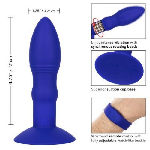 Eclipse Wristband Remote Rimming Probe Blue Sex Toys