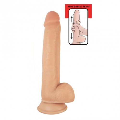 Realcock Sliders 9 Moveable Skin Suction Cup Dildo