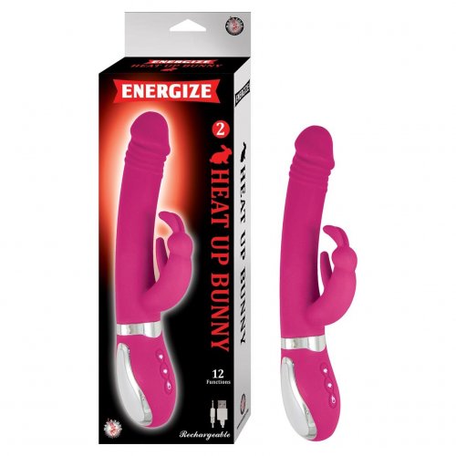 Energize Heat Up Bunny 2 Pink Sex Toys And Adult
