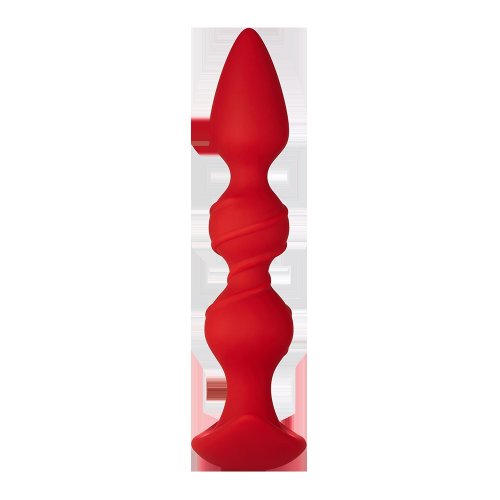 Forto F 42 Spiral Silicone Anal Beads Red Sex Toys At Adult Empire