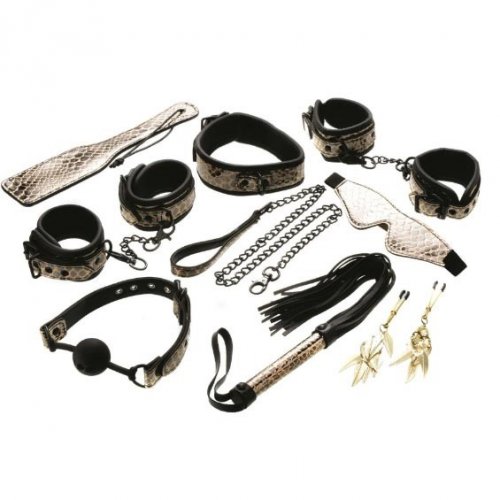 The Traveler 10 Piece Restraint And Bondage Play Kit Sex Toys At