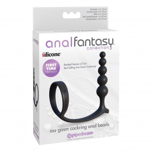 Anal Fantasy Collection Ass Gasm Cockring Anal Beads Sex Toys At