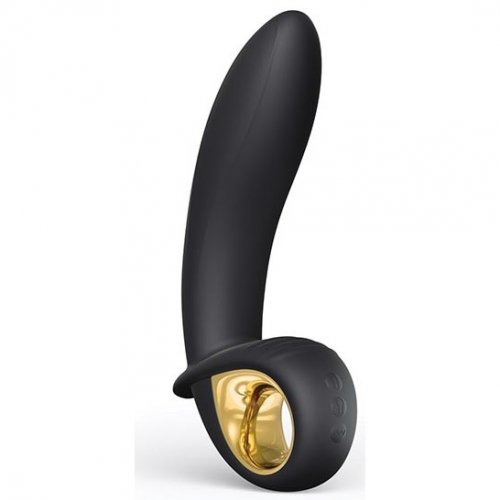 Dorcel Deep Expand Inflatable Anal Vibrator Black And Gold