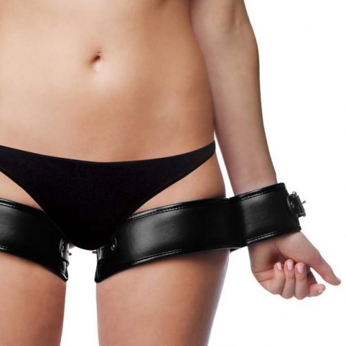 Strict Thigh Cuff Restraint System Black Sex Toys At Adult Empire