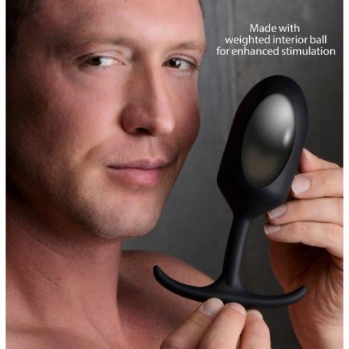 Heavy Hitters Premium Silicone Weighted Anal Plug Xl Sex Toys At