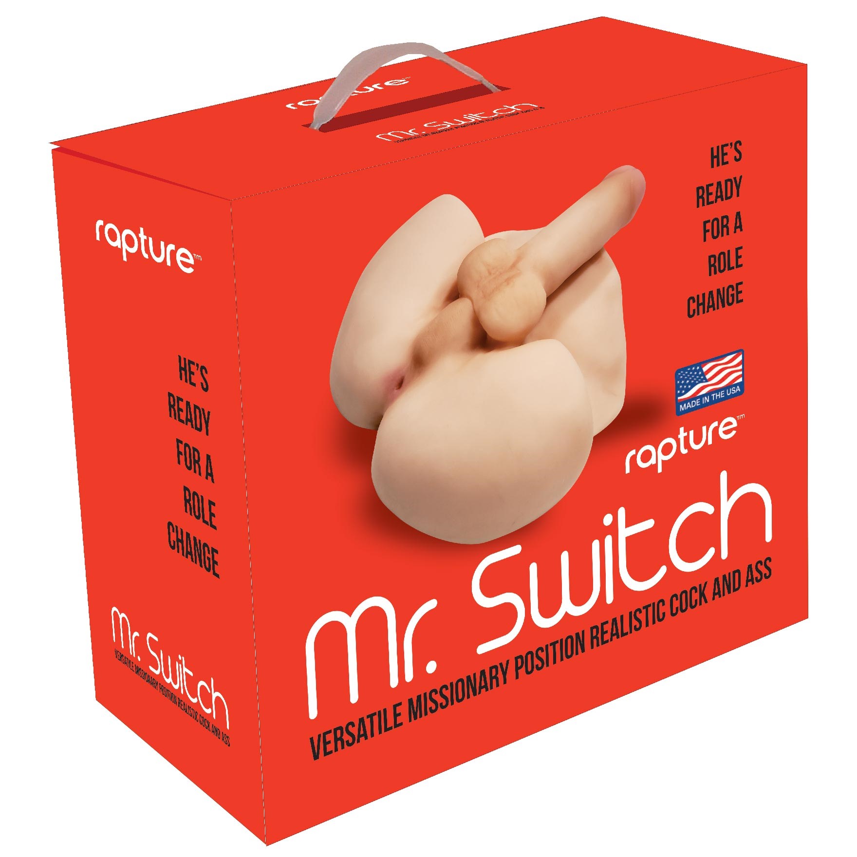 Mr. Switch Missionary Position Realistic Cock and Ass Sex Toy | GameLink