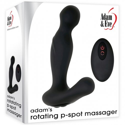 Adam S Rotating P Spot Massager Black Sex Toys And Adult Novelties