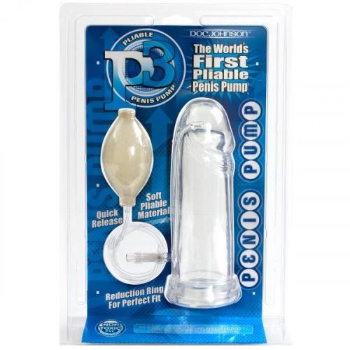 P3 Flexible Penis Pump Clear Sex Toys And Adult