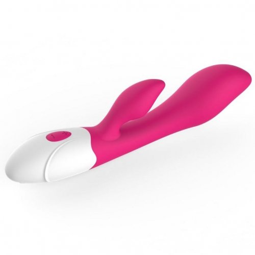 Pretty And Pink Silicone Dual Action G Spot Vibe Pink Sex Toys At Adult Empire