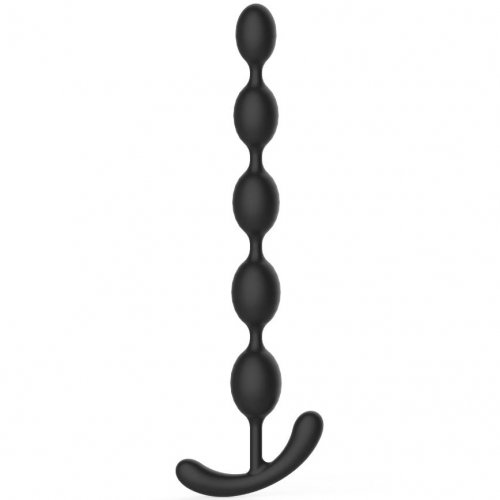 Bottom Line Silicone Anal Beads Black Sex Toys At Adult Empire