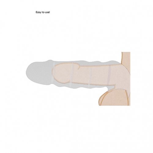 Shots Realrock Penis Sleeve 8 Tan Sex Toys At Adult Empire
