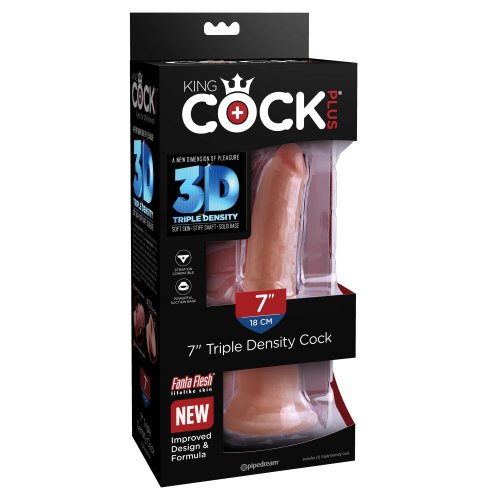 King Cock Plus 7 Triple Density Cock Tan Sex Toys At Adult Empire 