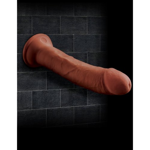 King Cock Plus 8 Triple Density Cock Brown Sex Toys And Adult