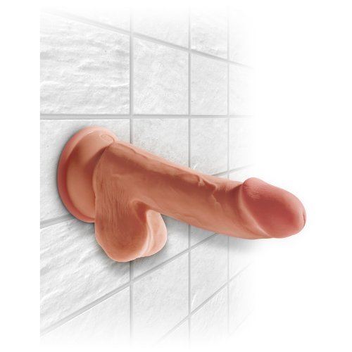 King Cock Plus 65 Triple Density Cock With Balls Tan Sex Toys At Adult Empire