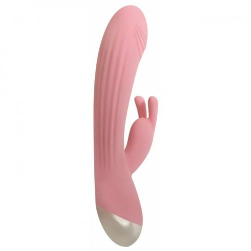 Curve Novelties Speedy Power Bunny 50 Function Textured G Spot Rabbit Vibe Light Pink Sex