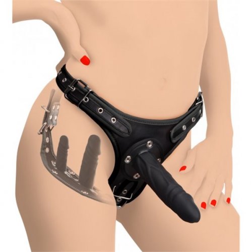 Strict Double Penetration Strap On Harness Sex Toys And Adult Novelties Adult Dvd Empire