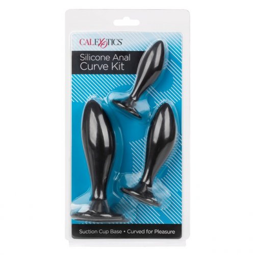 Silicone Curve Anal Plug Kit Sex Toys And Adult Novelties Adult Dvd