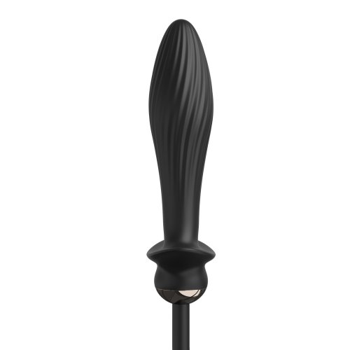 Anal Fantasy Elite Auto Throb Inflatable Vibrating Plug Black Sex