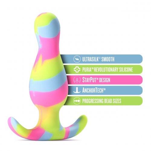 Avant Kaleido Double Curved Anal Plug Sex Toys At Adult Empire