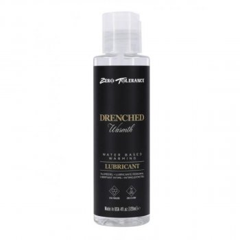 Zero Tolerance Drenched Water Based Warming Lube - 4oz Image