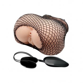 Crazy Bull Anal & Vagina Vibrating Fishnet Masturbator Image