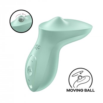 Satisfyer Exciterrr-Mint Roller Ball Lay-On - Mint Image