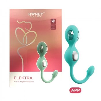 Elektra E-Stim Kegel App Controlled Training Set - Teal Green Image