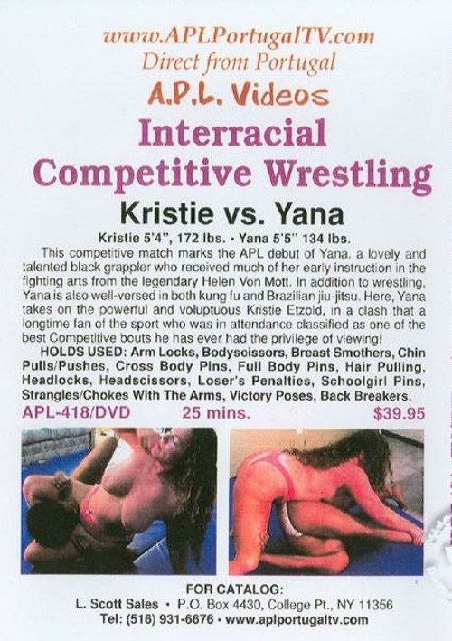 APL-418:  Interracial Competitive Wrestling - Kristie Vs. Yana