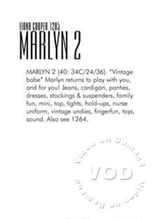 Fiona Cooper 1285 - Marlyn 2