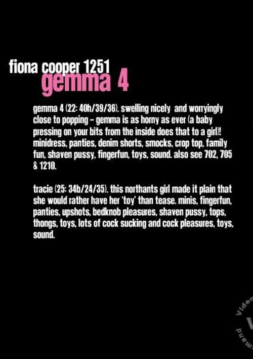 Fiona Cooper 1251 - Gemma 4