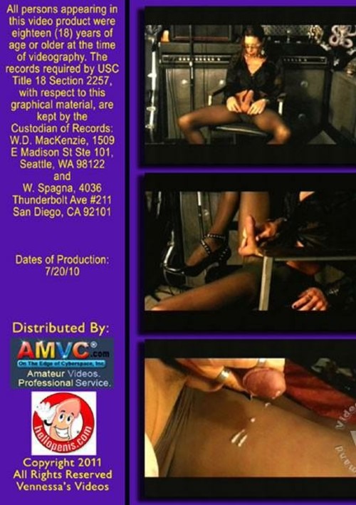 Vennessa&#39;s Pantyhose Strokeoff