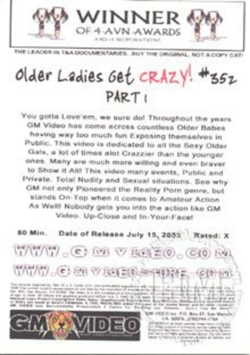 Older Ladies Get Crazy! Part 1