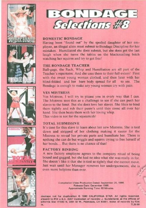 Bondage Selections 8