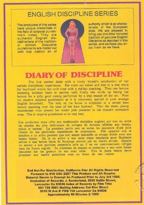 Diary Of Discipline