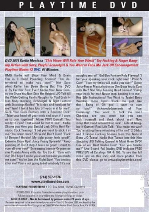 Karlie Montana Toy/Finger Fucking Jerk Off Encouragement 2
