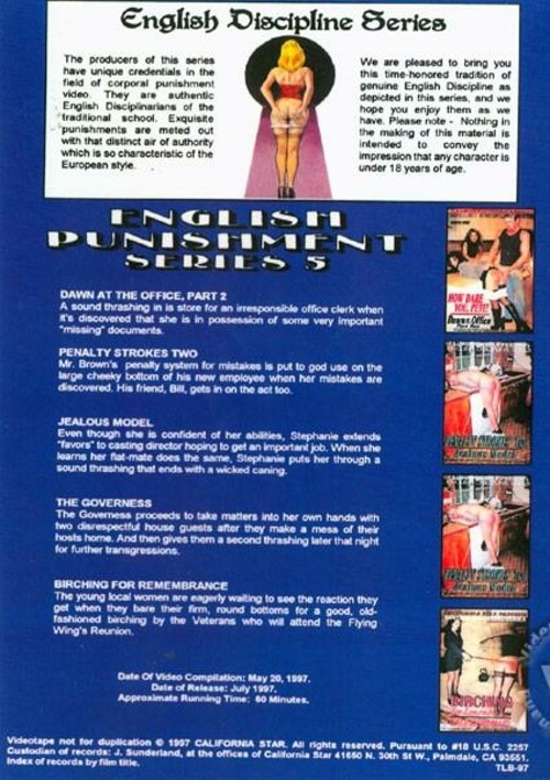 English Punishment Series 5