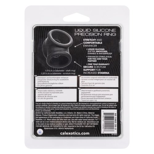 Alpha Liquid Silicone Precision Ring Grey Sex Toys And Adult