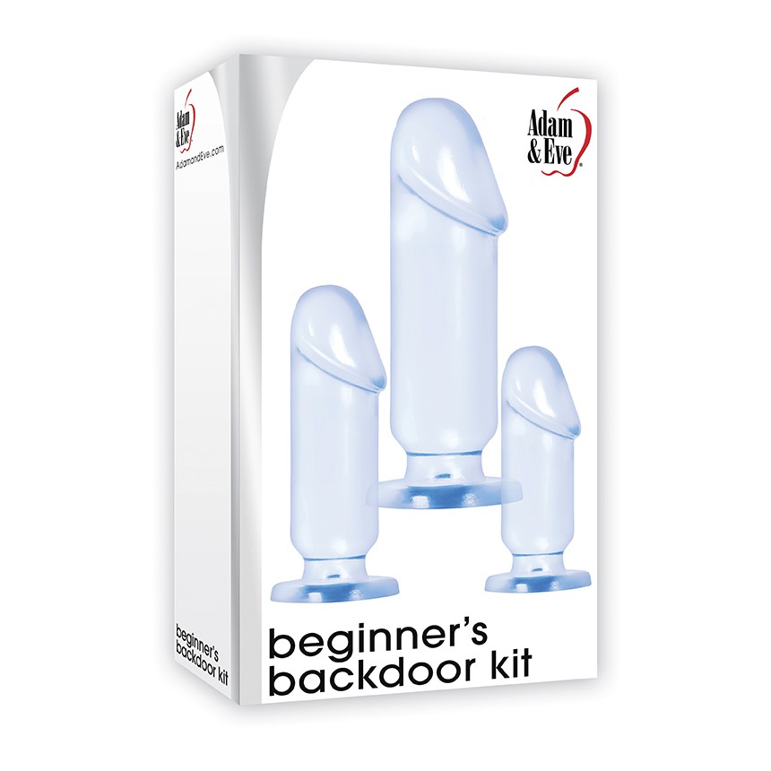 Beginners Backdoor Penis Shaped Suction Plug Kit Sex Toy Hotmovies
