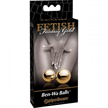Fetish Fantasy Gold Ben-Wa Balls - Gold Product Image