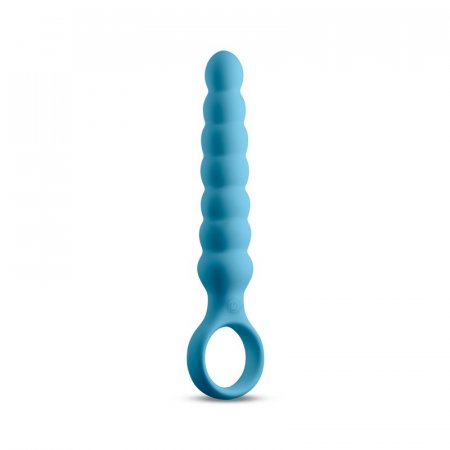 NS Novelties Desire Lucent Vibrating Anal Bead Probe - Blue Product Image