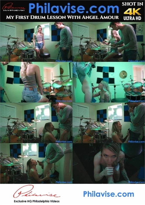 My First Drum Lesson With Angel Amour