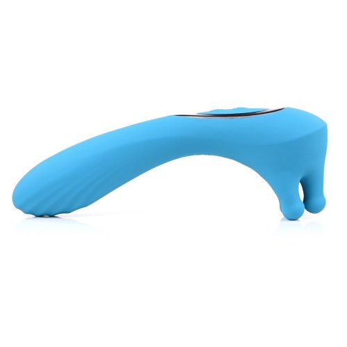 Evolved Heads Or Tails Dual End Rotating Prong Vibrator Teal Sex Toy Hotmovies 