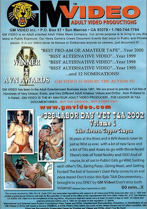 Labor Day Wet T&amp;A 2002, Vol. 1