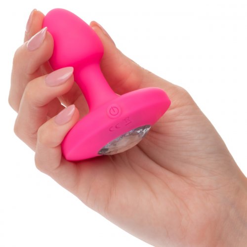 Cheeky Gems Small Rechargeable Vibrating Anal Probe Pink Sex Toys