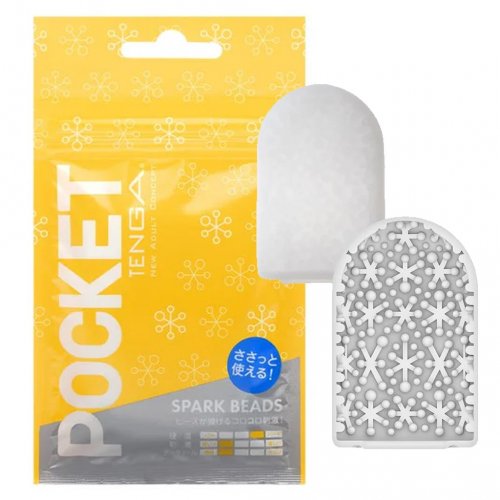 Tenga Pocket Masturbator - Spark Beads | Sex Toys at Adult Empire